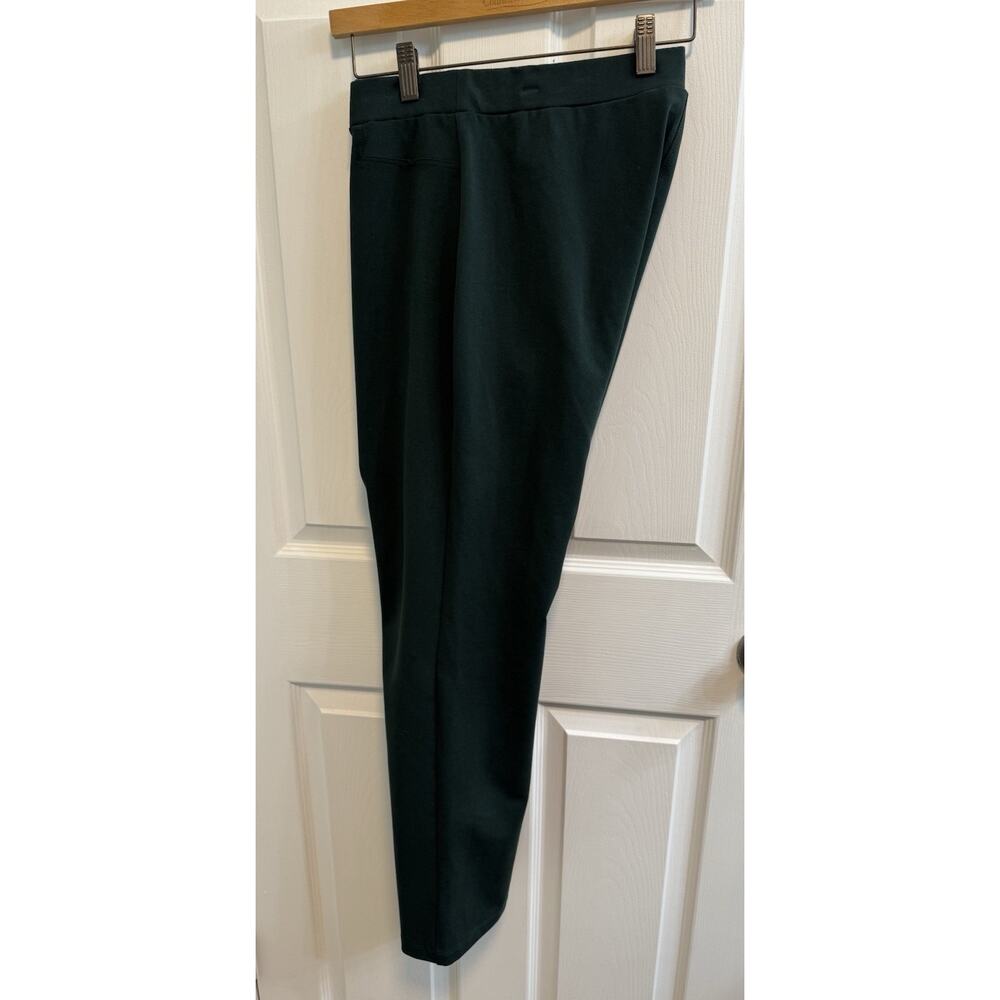Susan Graver Weekend Pants M Forest Green Pullon Premium Stretch A454585